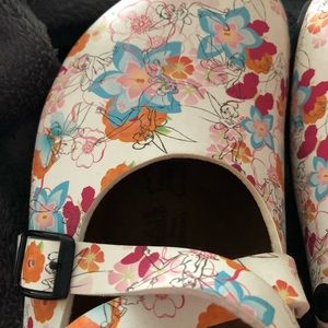 Birkis limited edition Tinker Bell clogs